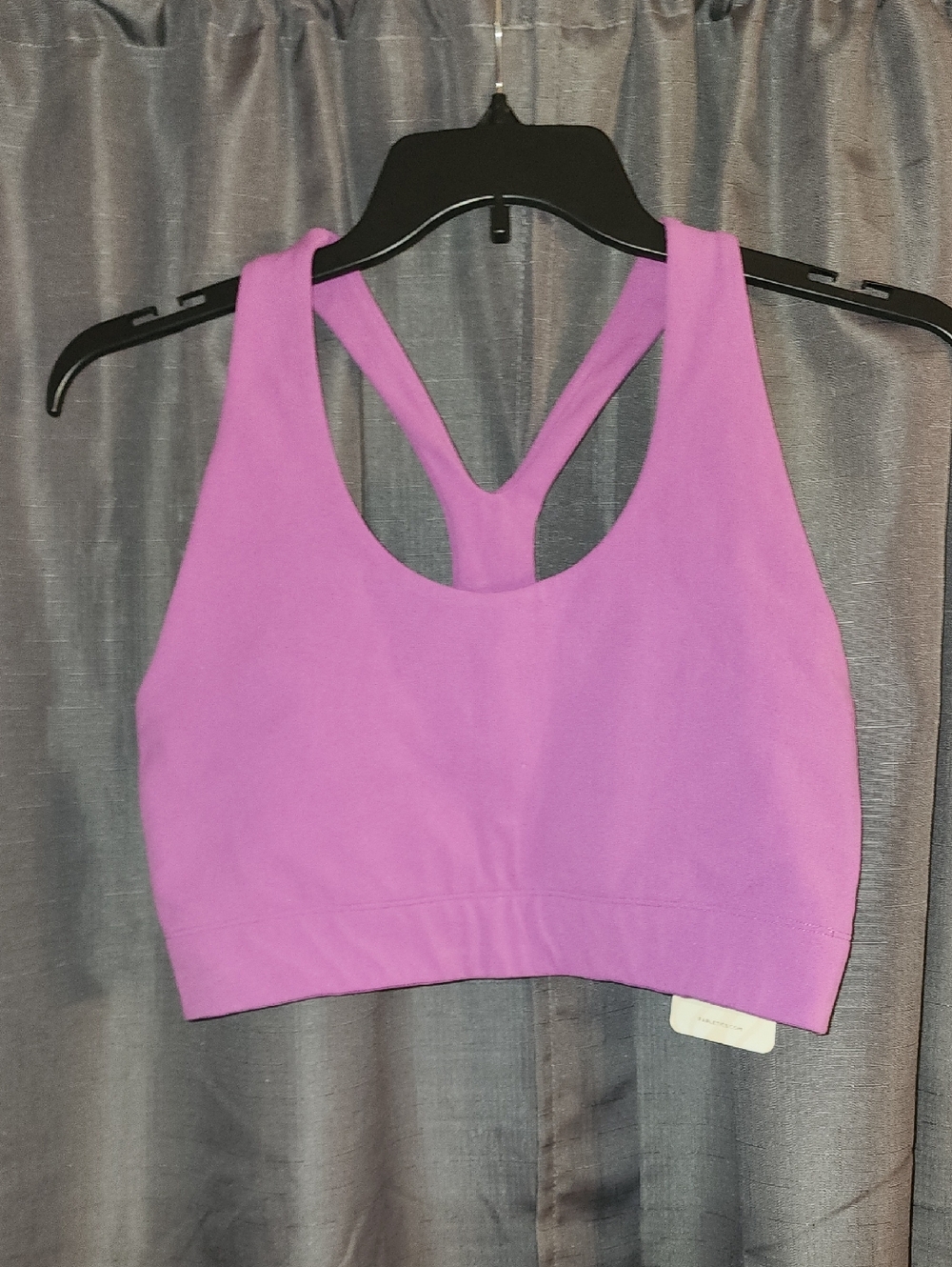 Fabletics Lavender-Purple Racerback Sports Bra